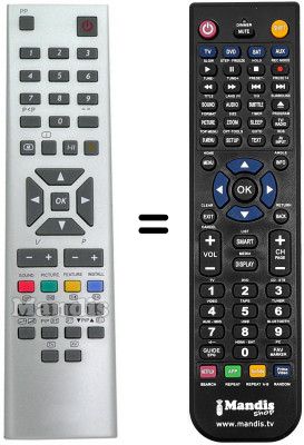 Télécommande équivalente RC2445