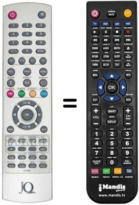 T&eacute;l&eacute;commande &eacute;quivalente JQ LTCUB4201