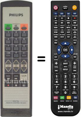 Télécommande équivalente RC5410