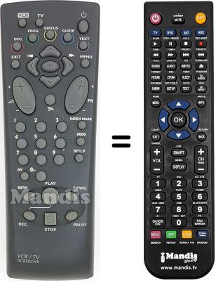 Télécommande équivalente RC8X02NX