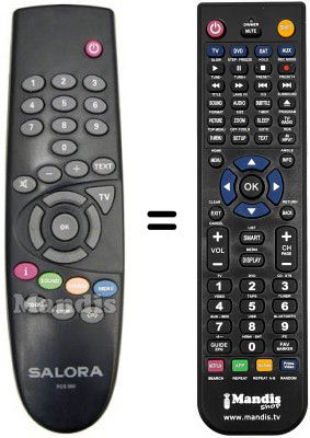 Télécommande équivalente RCS300