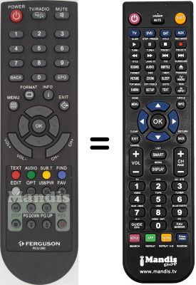 T&eacute;l&eacute;commande &eacute;quivalente RCU-200