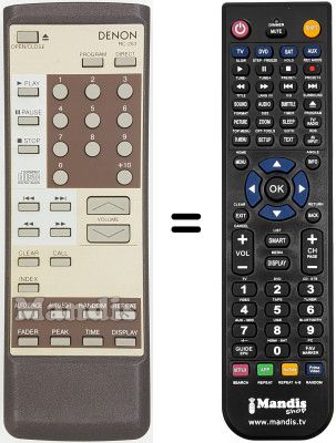 T&eacute;l&eacute;commande &eacute;quivalente RC-253