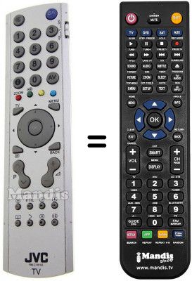 Télécommande équivalente JVC LT-26A61BU