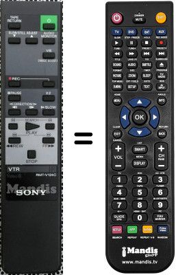 Télécommande équivalente Sony EV-C500E