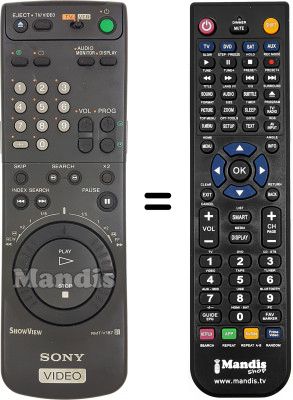 Télécommande équivalente RMT-V187