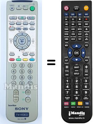 Télécommande équivalente Sony KV-21FV1E Télécommande équivalente Sony KV-21FV1E