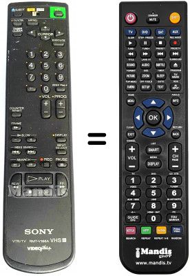 Télécommande équivalente Philips RMT-V166A