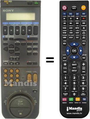 T&eacute;l&eacute;commande &eacute;quivalente Samsung RMT-V104A