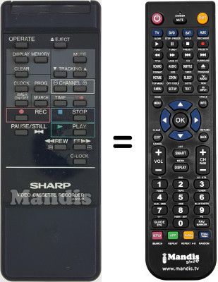 Télécommande équivalente RRMCG0412UM