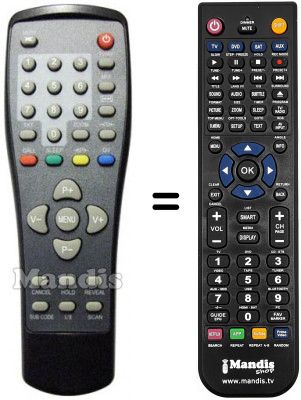 Télécommande équivalente REMCON374