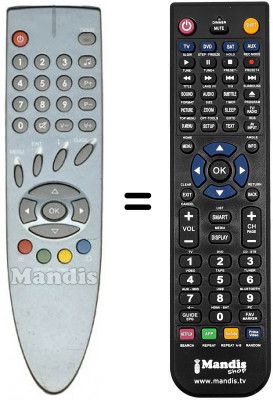 Télécommande équivalente REMCON971