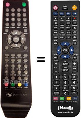 Télécommande équivalente SCHNEIDER ELIA2410