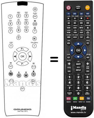 Télécommande équivalente REMCON1096 Télécommande équivalente REMCON1096
