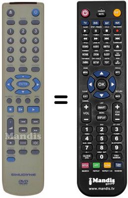 Télécommande équivalente REMCON1374