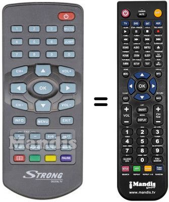 T&eacute;l&eacute;commande &eacute;quivalente REMCON1349