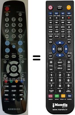 Télécommande équivalente Samsung LE37A577P2M/XZF Télécommande équivalente Samsung LE37A577P2M/XZF