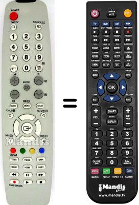 Télécommande équivalente Samsung LE32A455C1D / /XKS Télécommande équivalente Samsung LE32A455C1D / /XKS