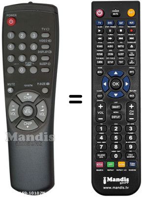 Télécommande équivalente Samsung CF20P30BT Télécommande équivalente Samsung CF20P30BT