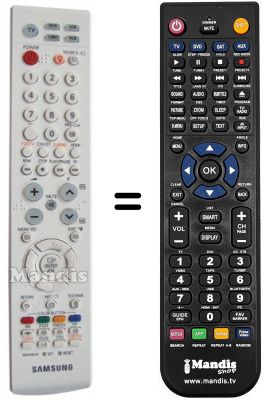 Télécommande équivalente Samsung BN59-00618A Télécommande équivalente Samsung BN59-00618A
