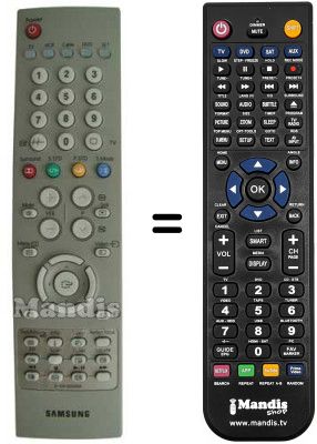 Télécommande équivalente TM65A Télécommande équivalente TM65A