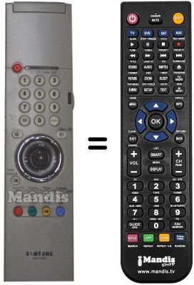 T&eacute;l&eacute;commande &eacute;quivalente Samsung MD5900340A