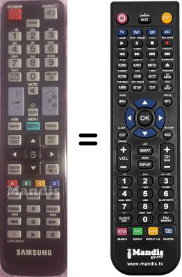 Télécommande équivalente AA59-00509A Télécommande équivalente AA59-00509A