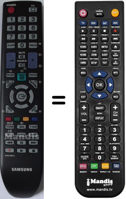 Télécommande équivalente Samsung LE26B457C6H / /XXC Télécommande équivalente Samsung LE26B457C6H / /XXC