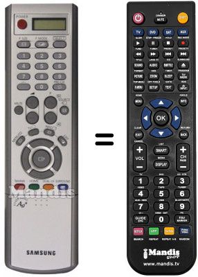 T&eacute;l&eacute;commande &eacute;quivalente Samsung BN59-00378A