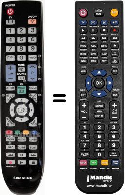 Télécommande équivalente Samsung LE40M51B Télécommande équivalente Samsung LE40M51B