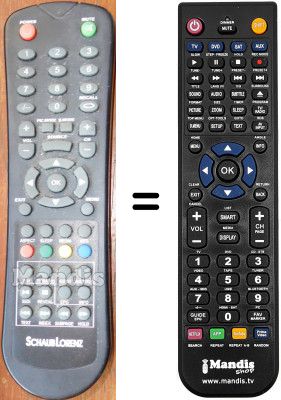 Télécommande équivalente Schaub Lorenz LT154-130DBU