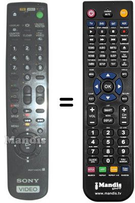 Télécommande équivalente RMT-V407C