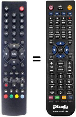 T&eacute;l&eacute;commande &eacute;quivalente REMCON663