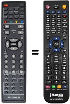 Télécommande équivalente REMCON513