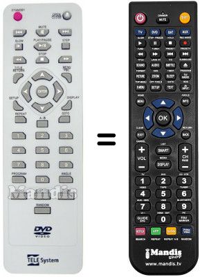 T&eacute;l&eacute;commande &eacute;quivalente REMCON944