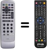 T&eacute;l&eacute;commande &eacute;quivalente RCT30100UNB