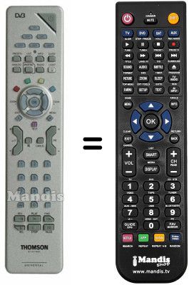 Télécommande équivalente Thomson RCT615TMLM1 Télécommande équivalente Thomson RCT615TMLM1