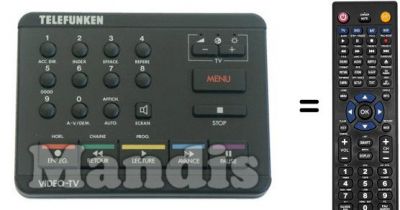 Télécommande équivalente RC1193S