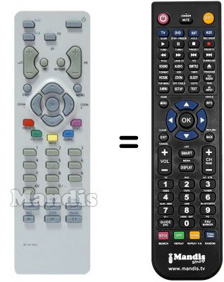 Télécommande équivalente Thomson 28DR430G Télécommande équivalente Thomson 28DR430G