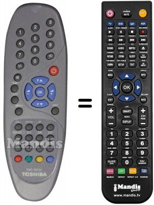 Télécommande équivalente Hifivox CT-893