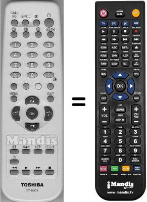 T&eacute;l&eacute;commande &eacute;quivalente CT-90179
