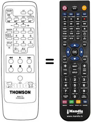 Télécommande équivalente REMCON1385 Télécommande équivalente REMCON1385