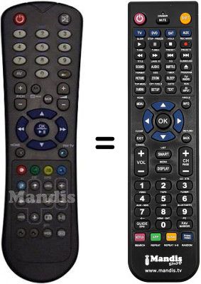 T&eacute;l&eacute;commande &eacute;quivalente RC1242