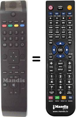 T&eacute;l&eacute;commande &eacute;quivalente Schaub Lorenz 22LE5010C