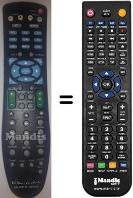 T&eacute;l&eacute;commande &eacute;quivalente Wharfedale WH-AV4337 USB
