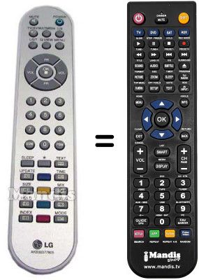 Télécommande équivalente LG AKB30377805
