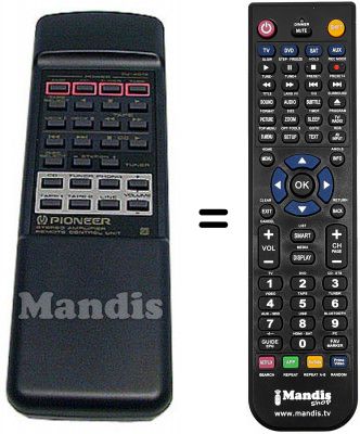 Télécommande équivalente Pioneer A-604R