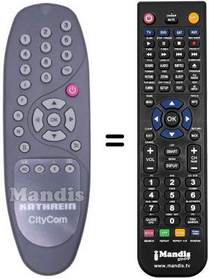 T&eacute;l&eacute;commande &eacute;quivalente Kathrein UFD554