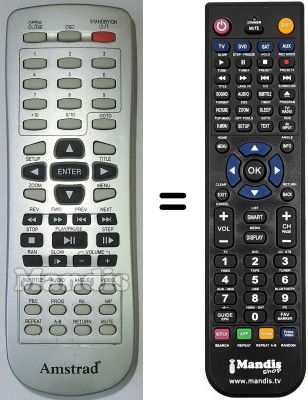 T&eacute;l&eacute;commande &eacute;quivalente Tensai D1500