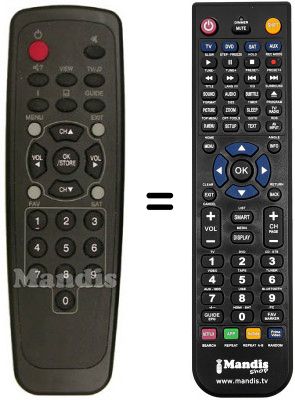 T&eacute;l&eacute;commande &eacute;quivalente Skymaster DCI9900